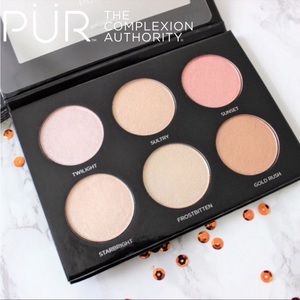 NIB PUR Quick Pro Highlight, Clean Beauty Powder Highlighter Palette